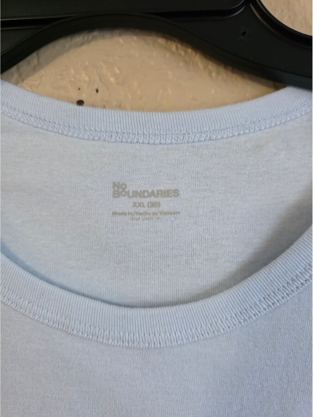 No Boundaries XXL Light Blue Crop Tank Top XXL 20 Valley Meadows Graphic - Picture 5 of 6